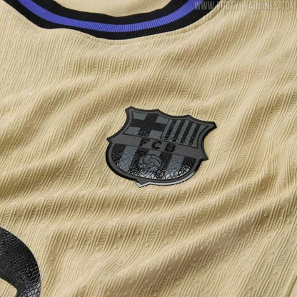 FC Barcelona 2024/25 Away Jersey (Kobe Edition / Player Version) football jersey - front view