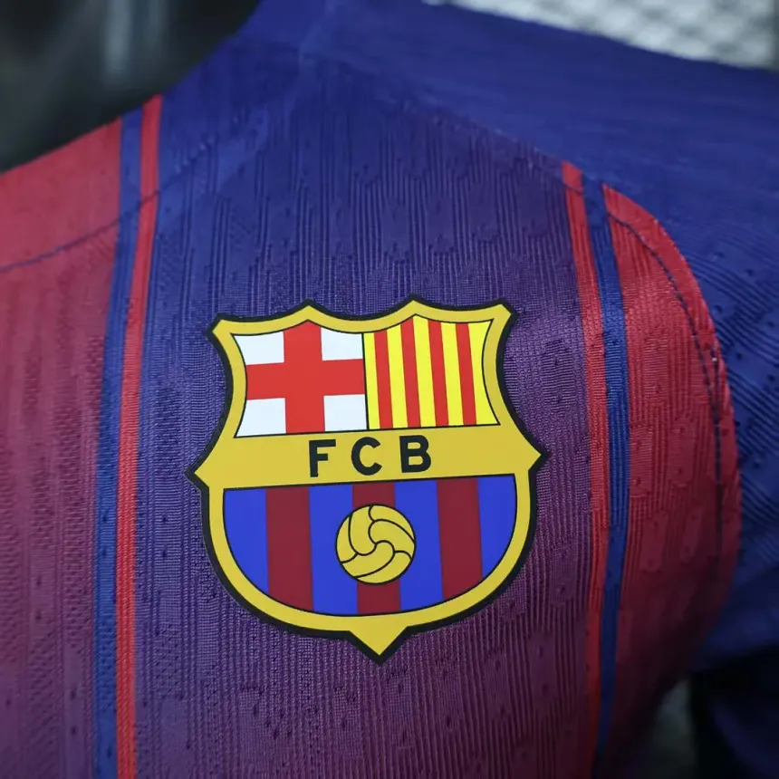 Player Version 25/26 Barcelona Home football jersey - back view