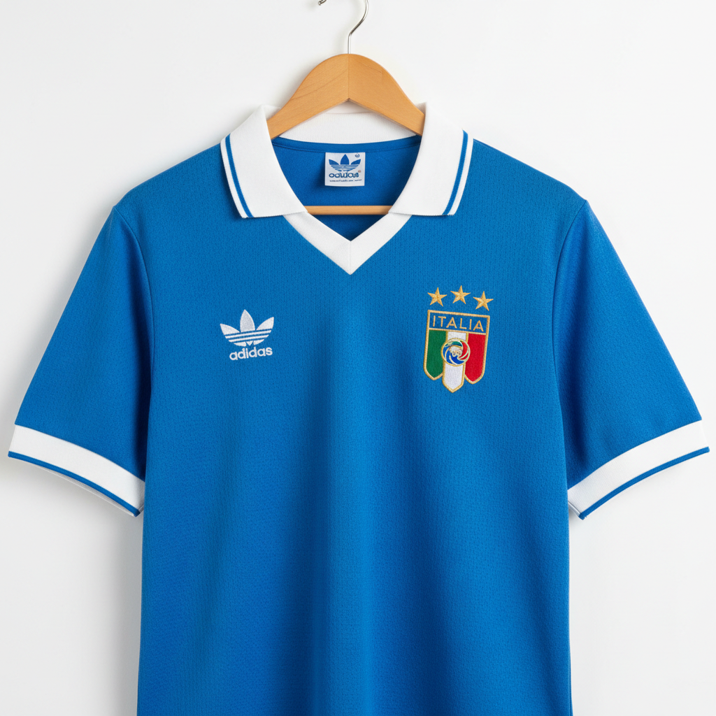 Italy 1982 World Cup Champions Retro football jersey - back view