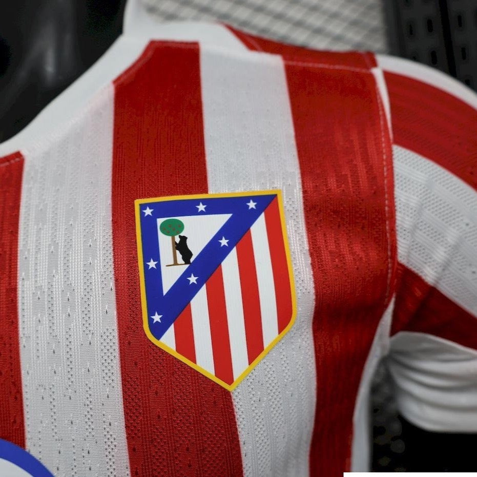 Atletico Madrid 2025/26 Home Jersey - Colchoneros Stripes - view 3