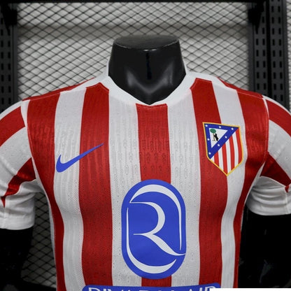 Atletico Madrid 2025/26 Home Jersey - Colchoneros Stripes - view 4