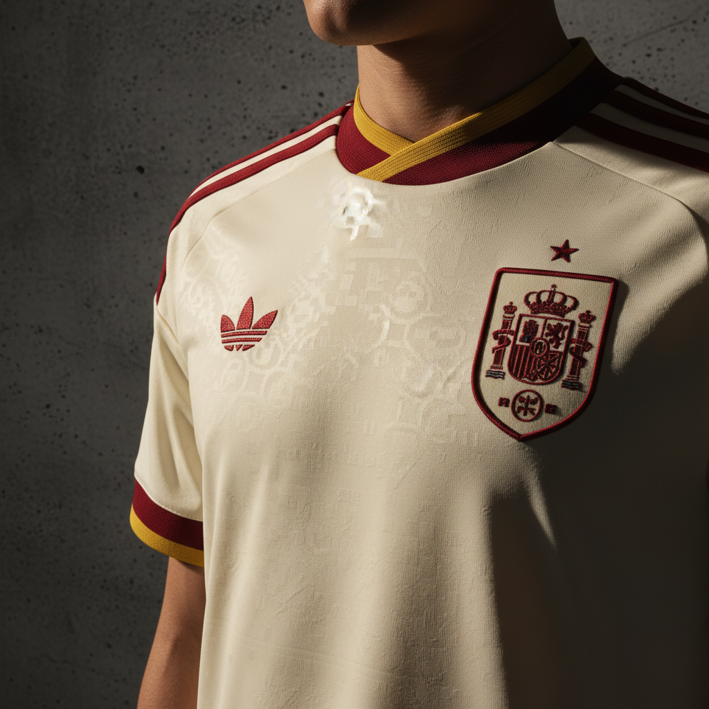 Spain 2026 Away World Cup football jersey - crest detail